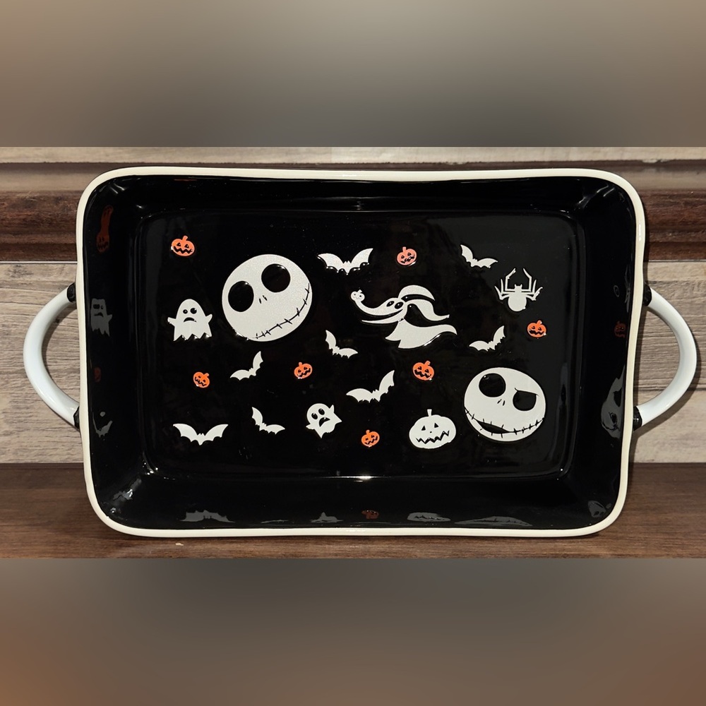 🥰Disney Nightmare Before Christmas Jack Skellington & Zero Rectangular Bake Dish